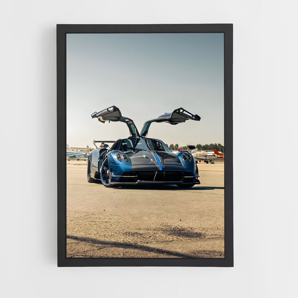 Poster Huayra BC : Évasion Céleste – affiche Pagani (vue 2)
